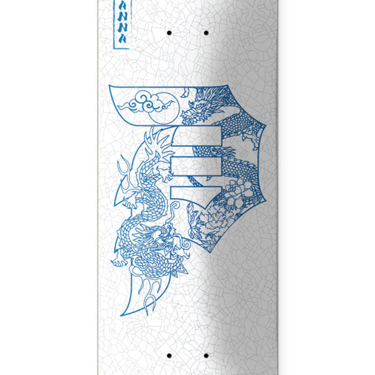 Primitive Giovanni Vianna Ceramic Skateboard Deck White 8.5