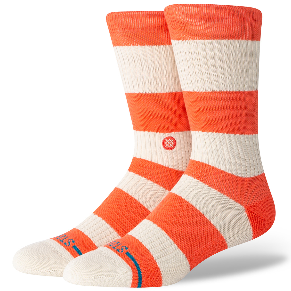 Stance Fred Crew Socks Red