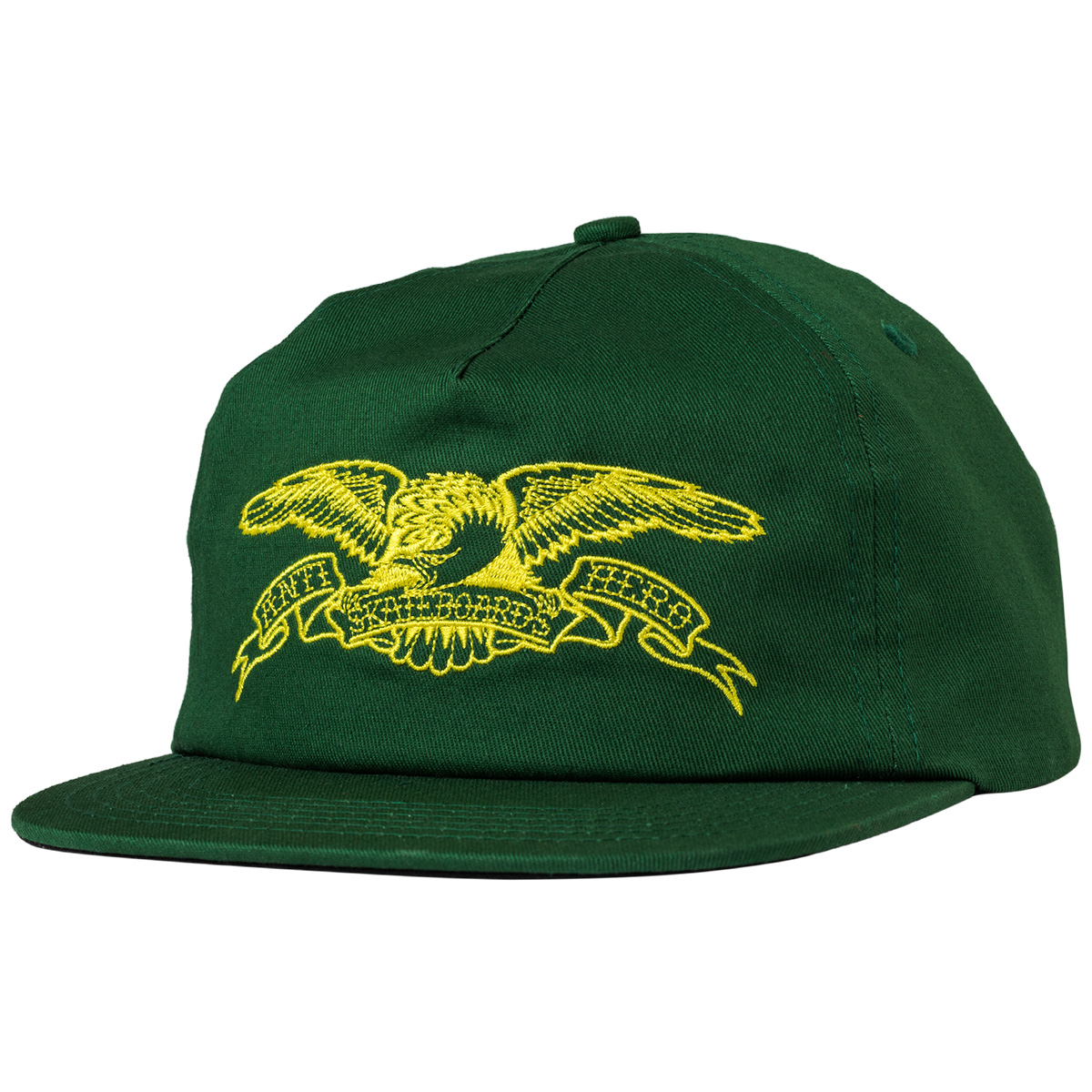 Anti Hero Basic Eagle Snapback Dk Green/Yellow One Size 1143054_One Size
