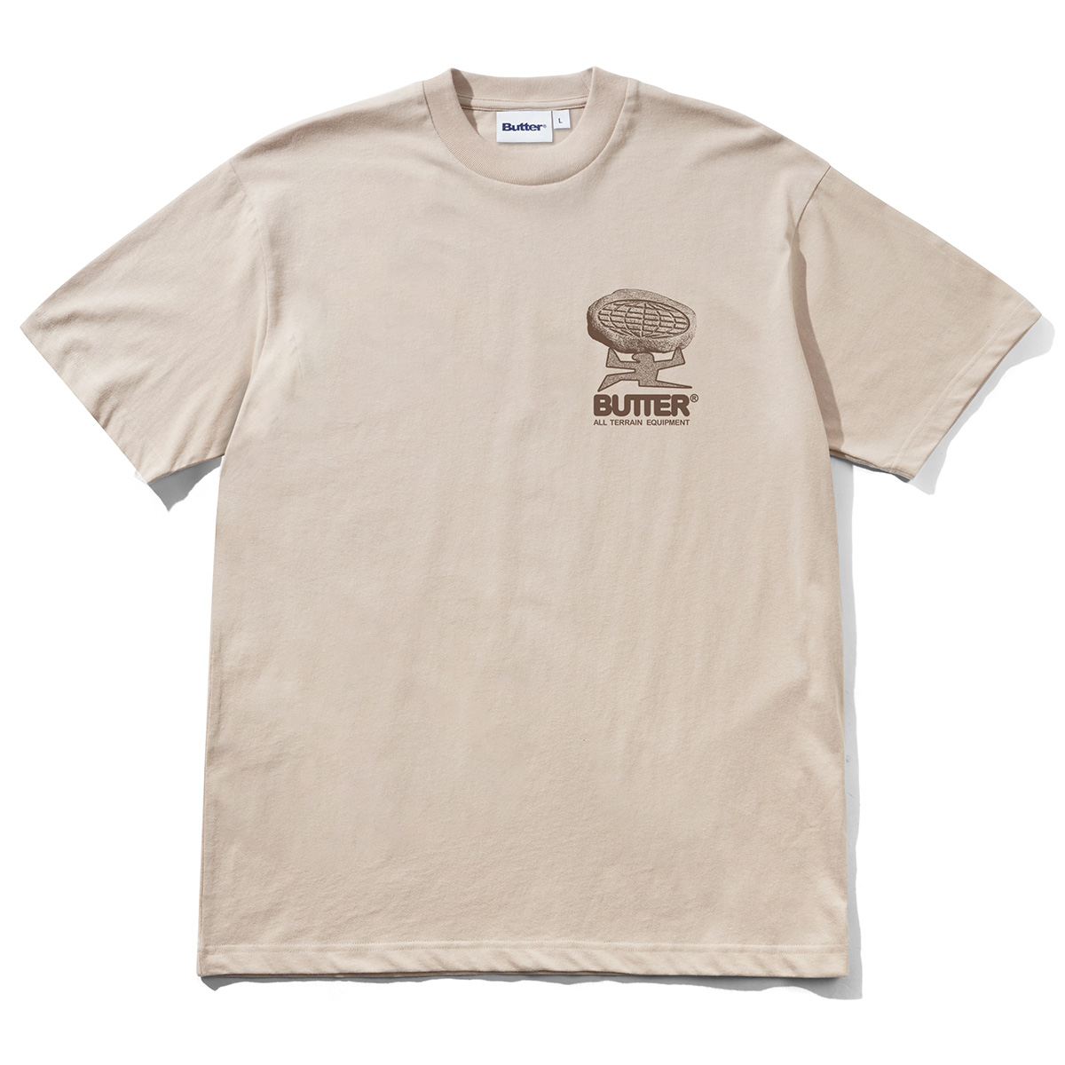 Butter Goods Terrain T-shirt Bone Butter Goods Terrain T-shirt Bone