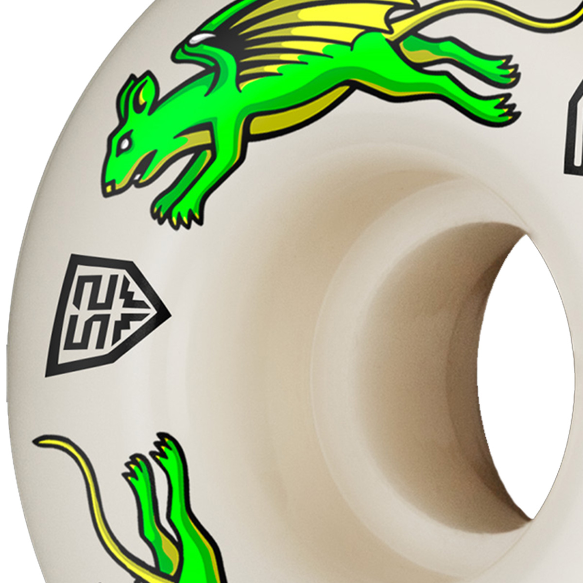 Powell Peralta Dragon Formula Nano Rat V4 Wide Wheels 97A 52mm x 34mm