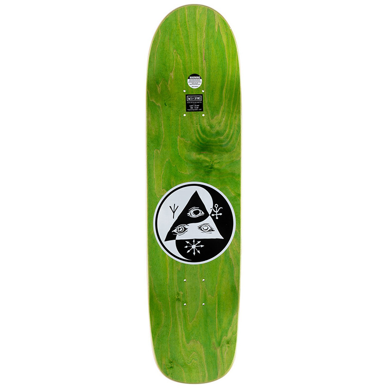 Welcome Bactocat On Son of Planchette Skateboard Deck Black/Lavender 8.38