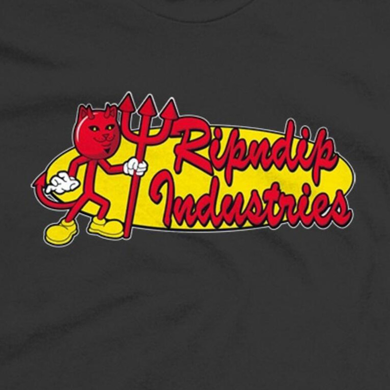 RIPNDIP Industries T-shirt Vintage Black RIPNDIP Industries T-shirt Vintage Black