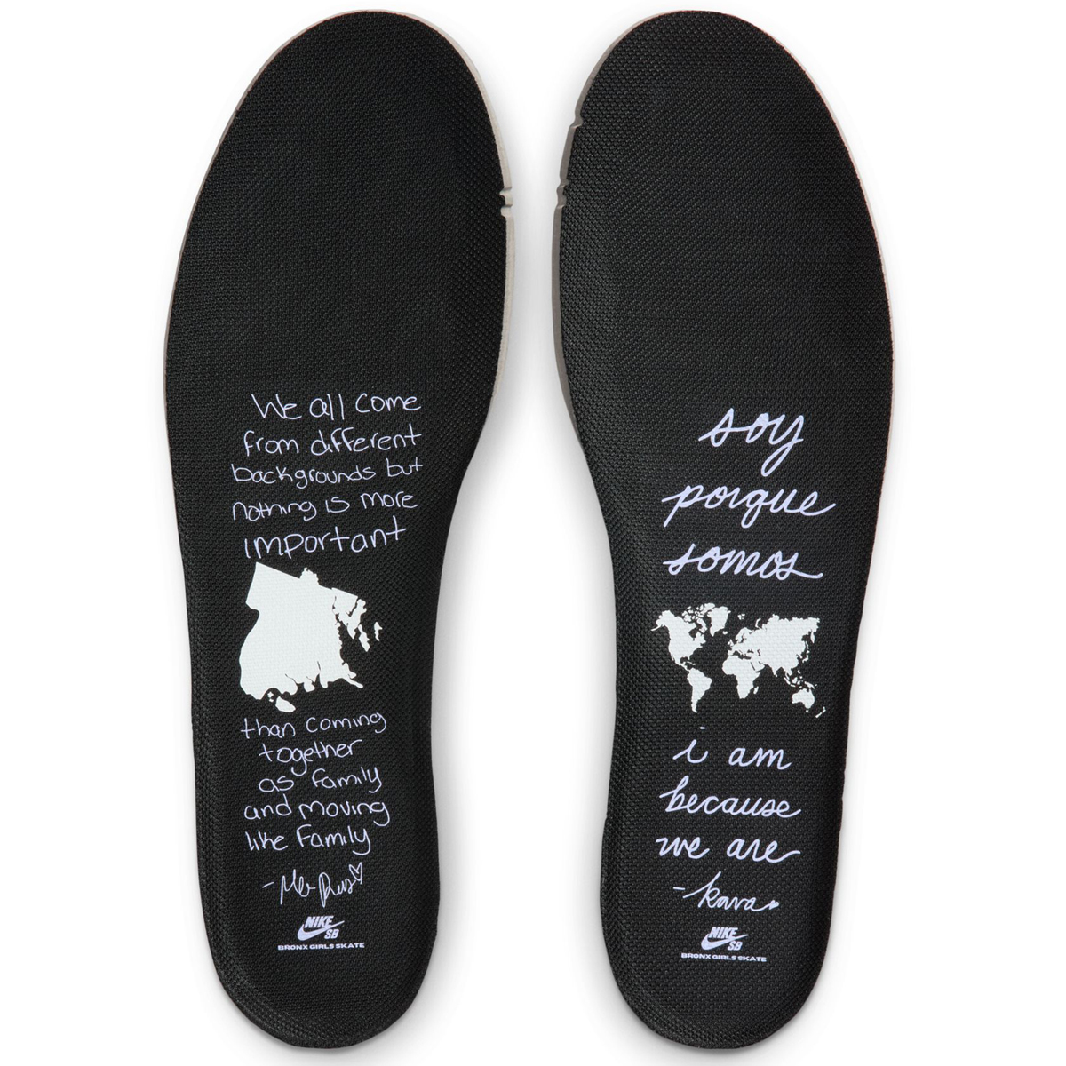 Nike SB Dunk Low Pro x Bronx Girls Skate Black/White-Challenge Red-Total Orange