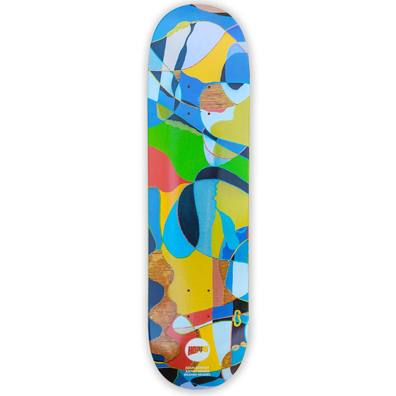 Hopps Brandi Joan Barker Abstract Series Skateboard Deck 8.0