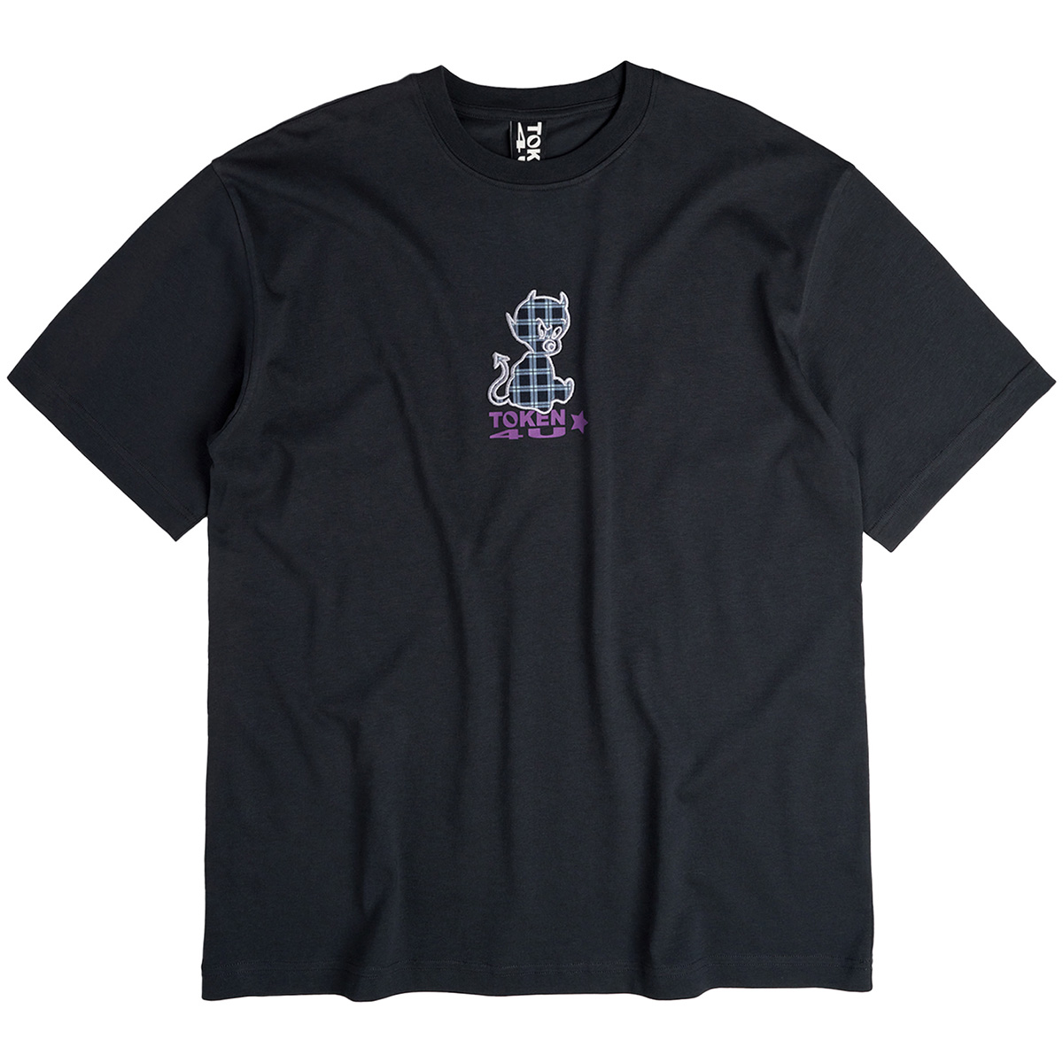 Token Plaid Devil T-Shirt Black