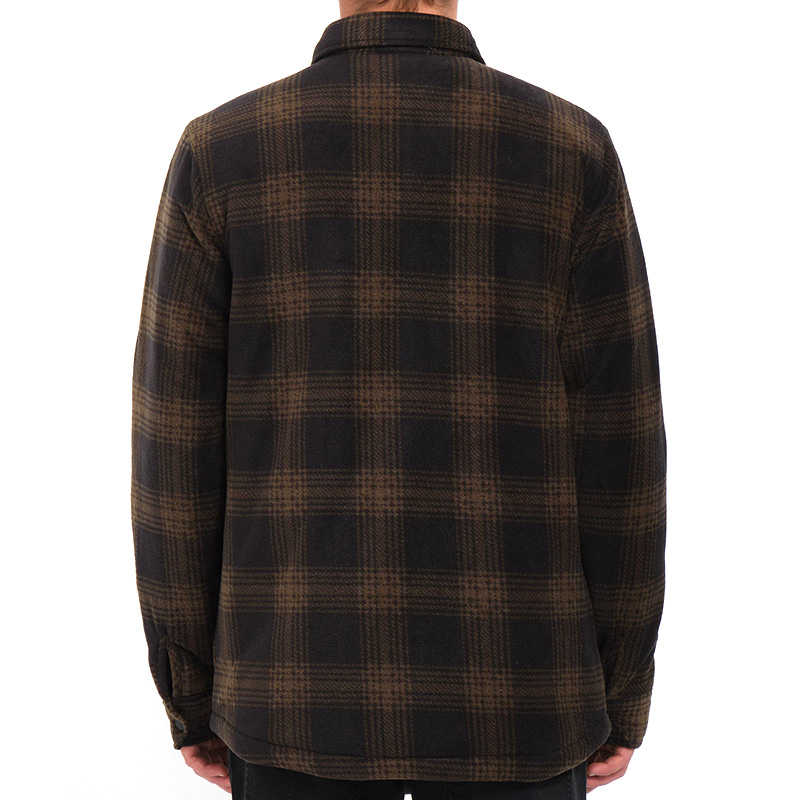 Volcom Bowered Fleece Longsleeve Shirt Bison