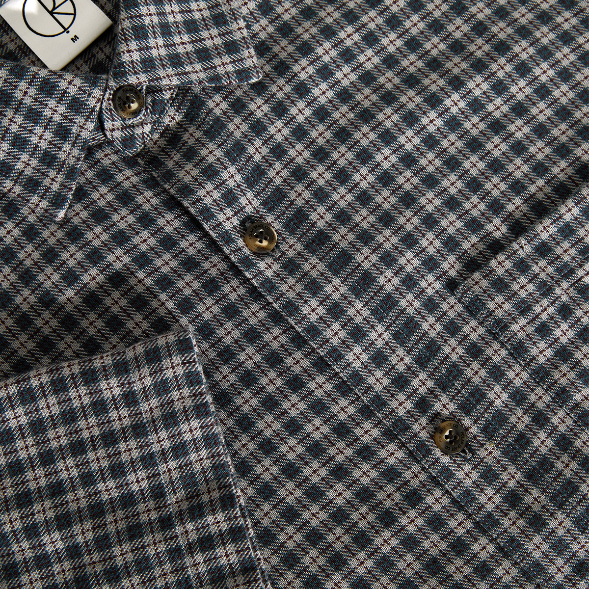 Polar Mitchell Shirt Petrol/Bordeaux