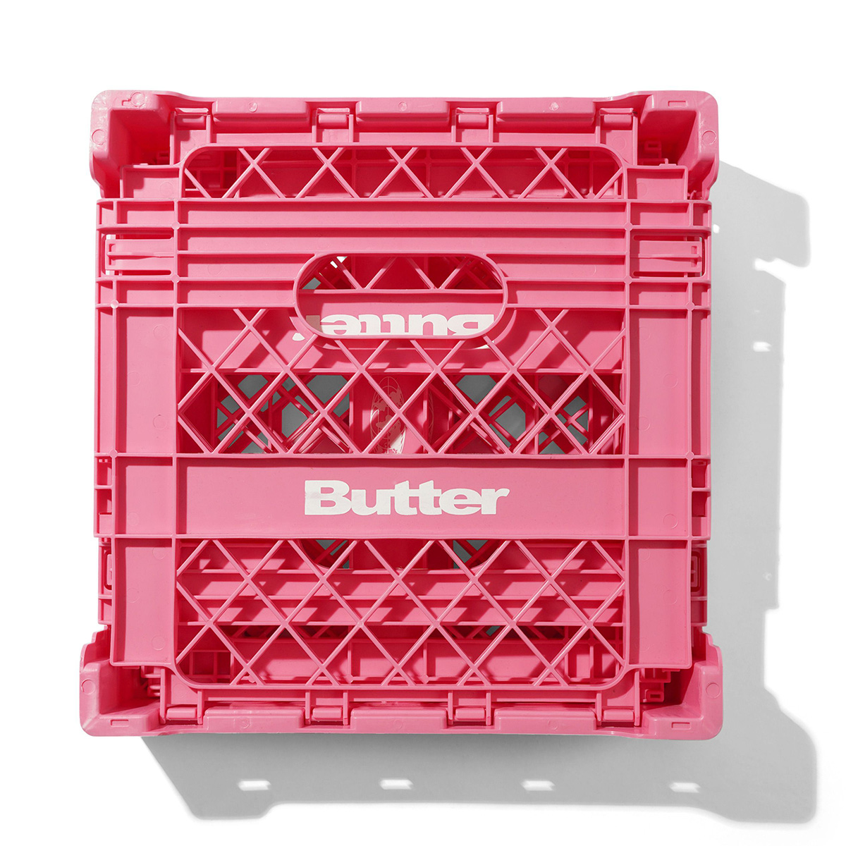 Butter Goods Collapsable Record Crate Pink