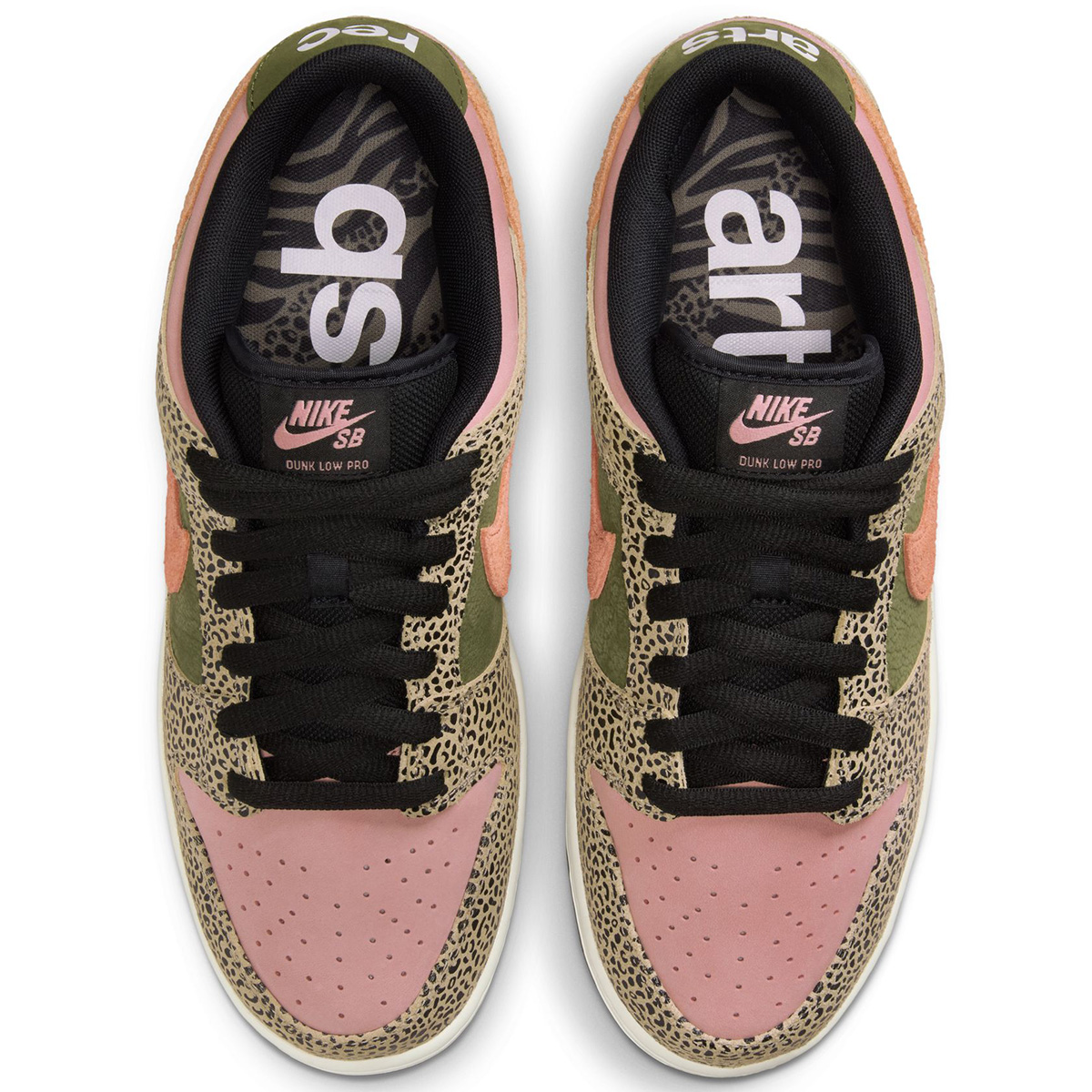 Arts-Rec x Nike SB Dunk Low Pro Khaki/Amber Brown/Rough Green/Rust Pink/Black/Sail Arts-Rec x Nike SB Dunk Low Pro Khaki/Amber Brown/Rough Green/Rust Pink/Black/Sail