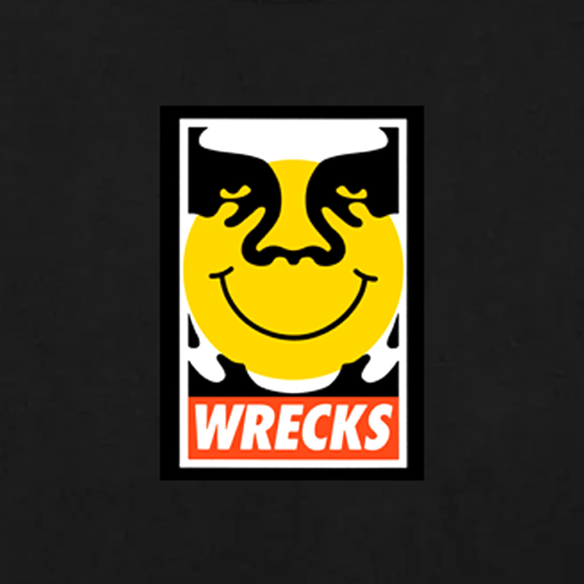 Obey x Wrecks T-Shirt Black Obey x Wrecks T-Shirt Black