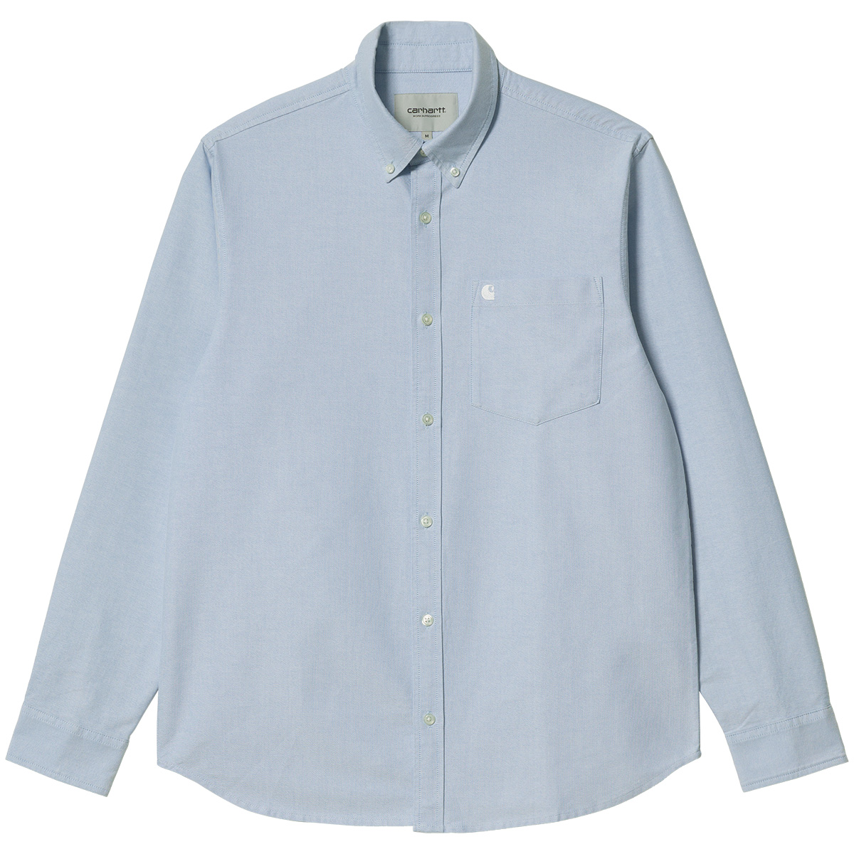 Carhartt WIP C-Logo Longsleeve Shirt Bleach/White