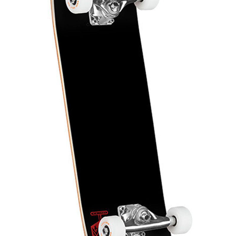 Mini Logo Chevron Detonator 15 Birch Complete Skateboard Shape 291 Solid Black 7.75