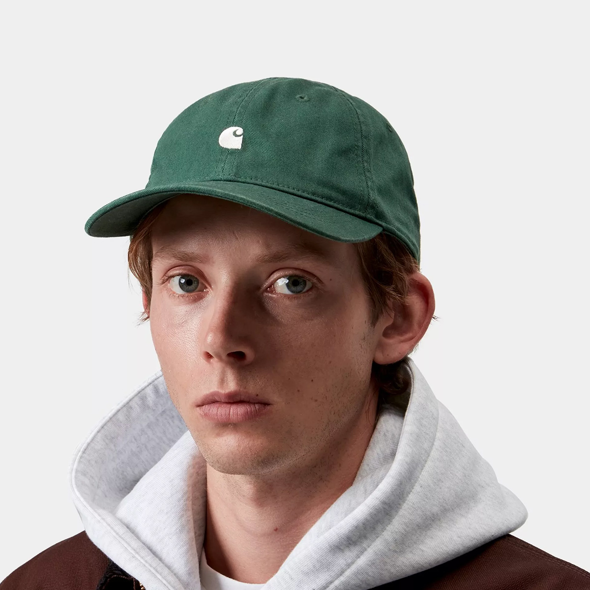 Carhartt WIP Madison Logo Cap Dark Fir/Wax