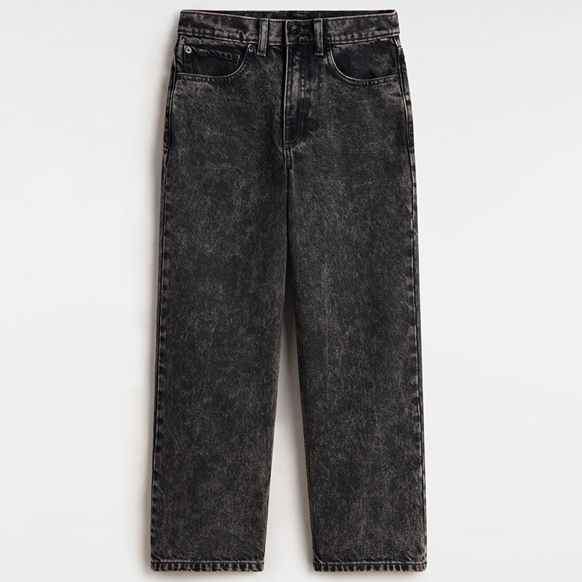Vans Kids By Check-5 Baggy Denim Pant Stonewash Black