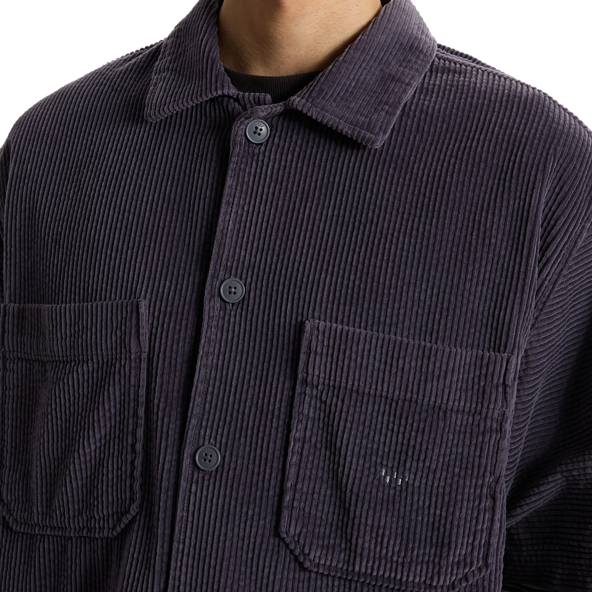 Vans Cord Button Up Shirt Steel Shadow