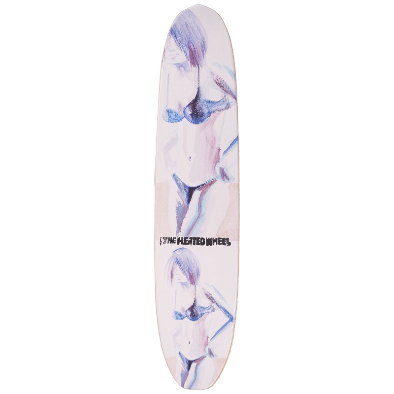 The Heated Wheel Newport Polarizer Skateboard Deck 6.0