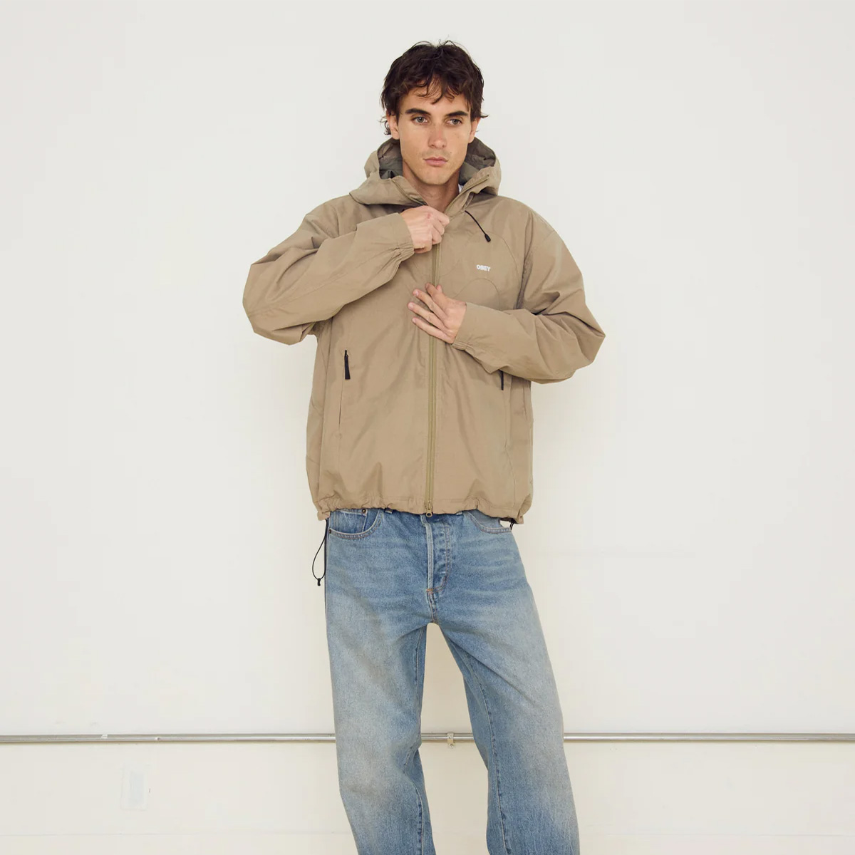 Obey Sota Shell Jacket Mermaid