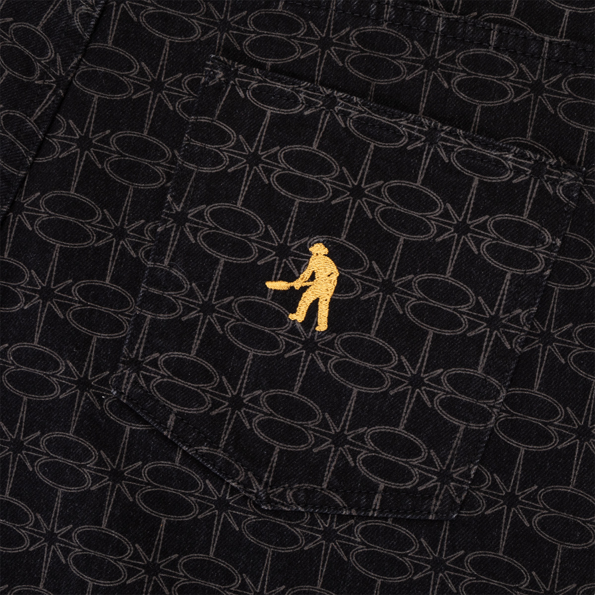 Pass Port Soap Sparkle Workers Club Classic Jeans Washed Black