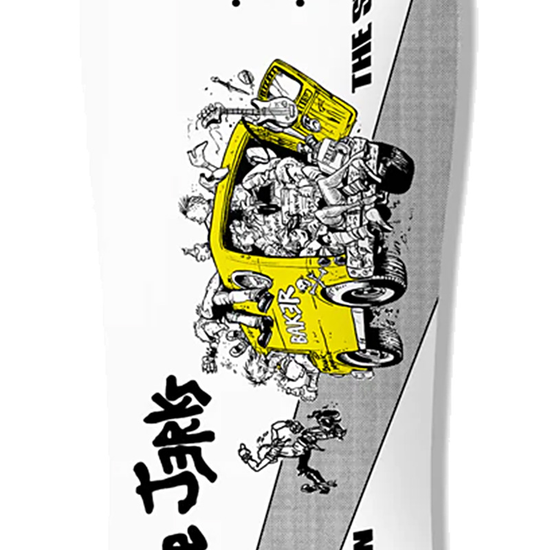 Baker Tyson Peterson Circle Jerks Wild Shaped Skateboard Deck 10.0 Baker Tyson Peterson Circle Jerks Wild Shaped Skateboard Deck 10.0