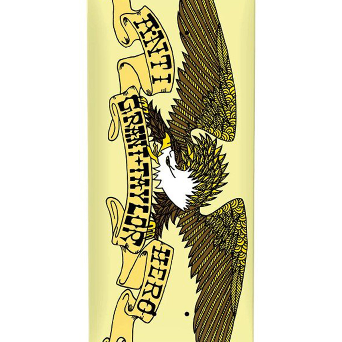 Anti Hero Taylor Kershner Eagle Skateboard Deck Yellow 8.25 Anti Hero Taylor Kershner Eagle Skateboard Deck Yellow 8.25