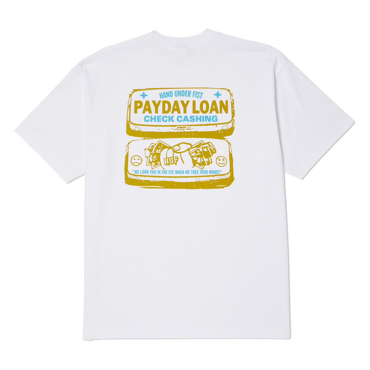 HUF Pay Day T-Shirt White HUF Pay Day T-Shirt White