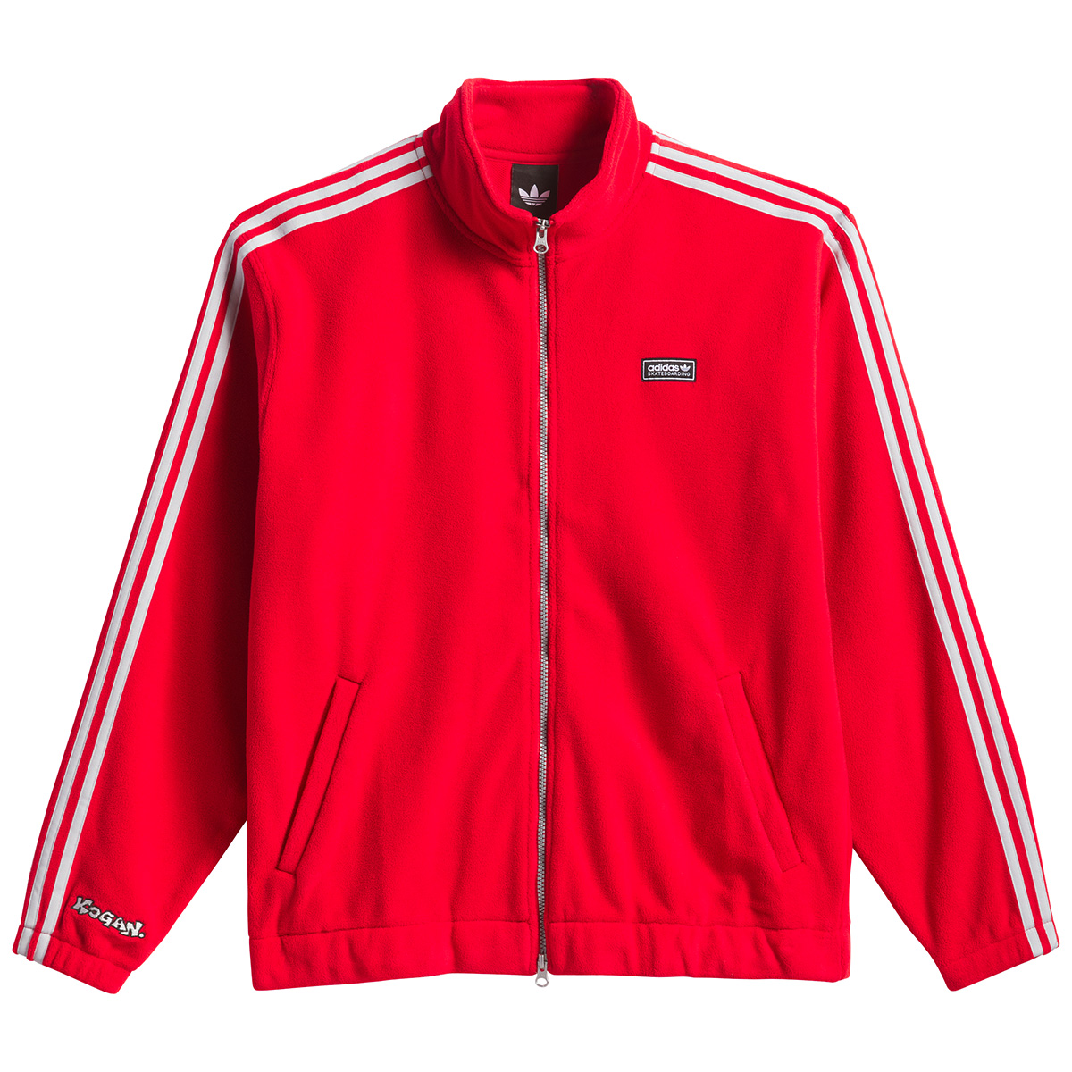 Adidas Kogan Jacket Better Scarlet/Light Solid Grey
