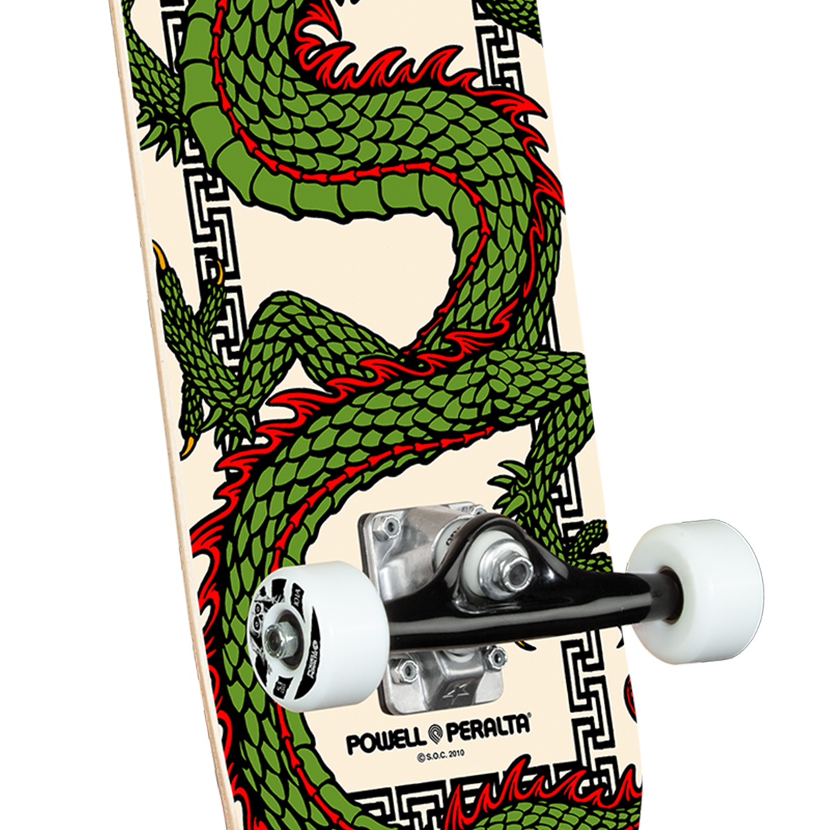 Powell Peralta Cab Chinese Dragon Complete Skateboard Ivory 7.5 
