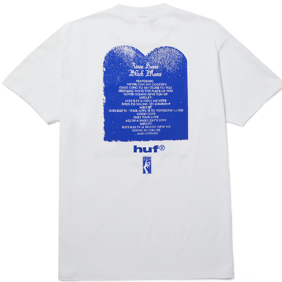HUF Black Moses T-Shirt White HUF Black Moses T-Shirt White