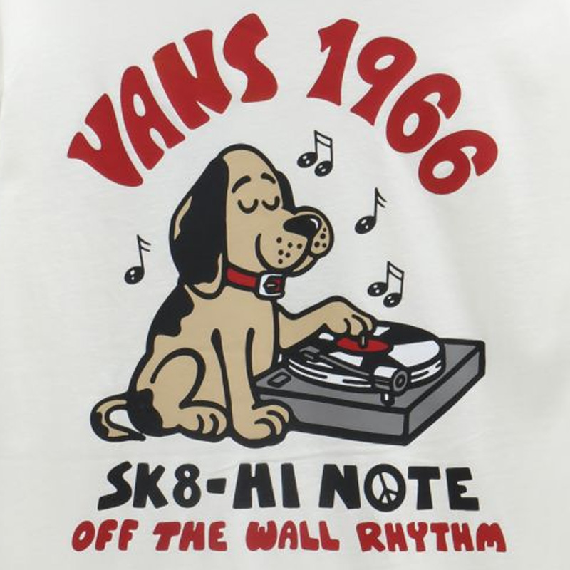 Vans Rhythm Pup T-Shirt Marshmallow Vans Rhythm Pup T-Shirt Marshmallow