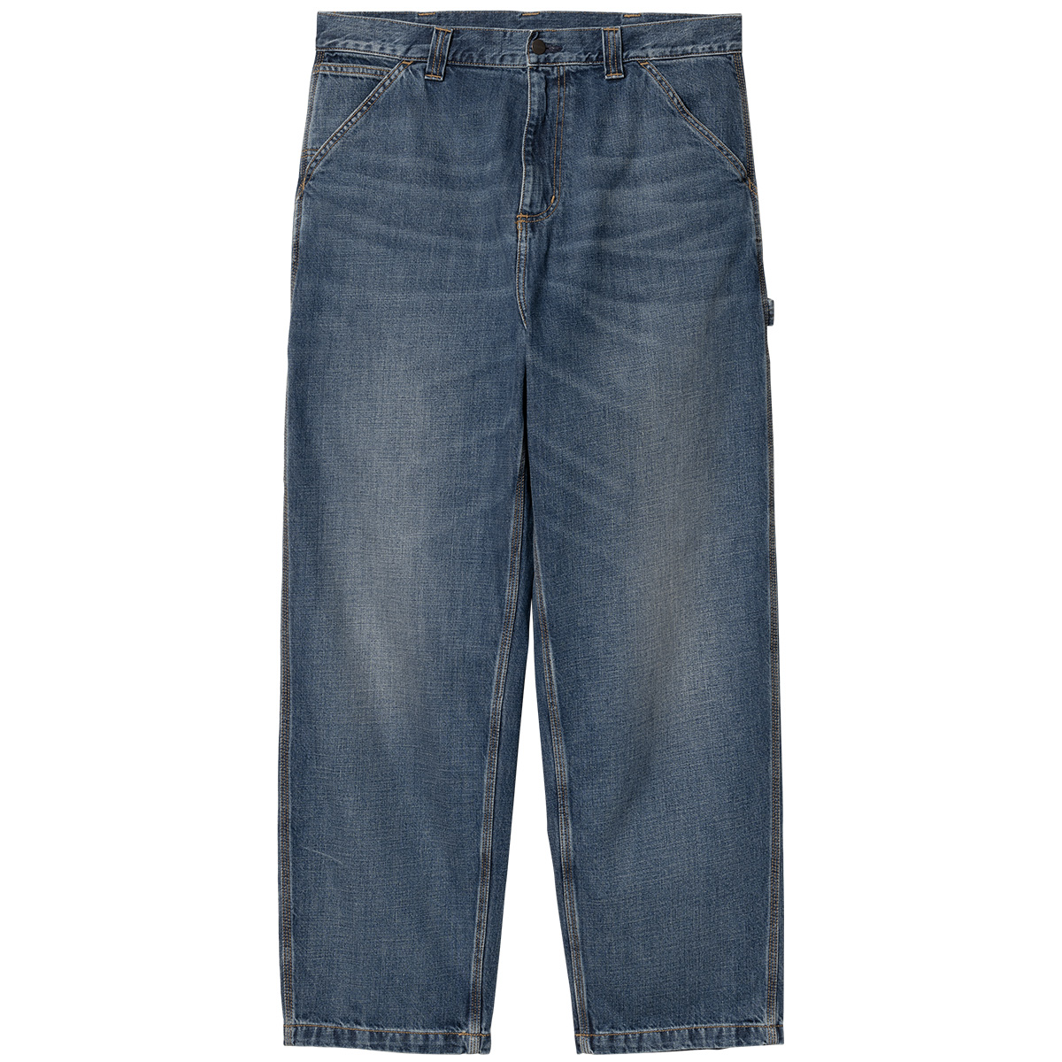 Carhartt WIP OG Single Knee Pant Blue Dark Used Wash