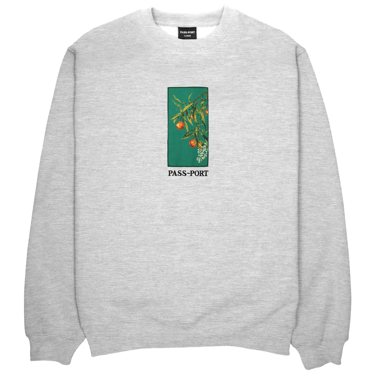 Pass Port Quandong Crewneck Sweater Ash Pass Port Quandong Crewneck Sweater Ash