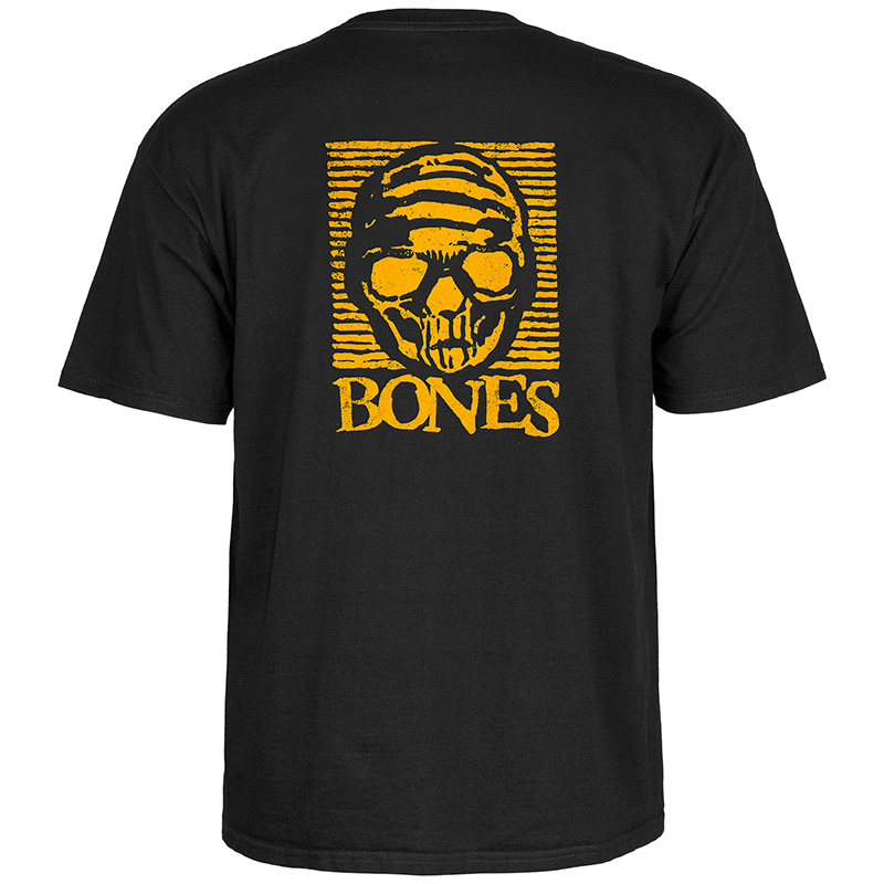 Bones Black & Gold T-shirt Black Bones Black & Gold T-shirt Black