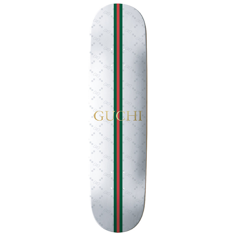 Thank You Danny Hamaguchi Guchi Skateboard Deck White 8.25 Thank You Danny Hamaguchi Guchi Skateboard Deck White 8.25