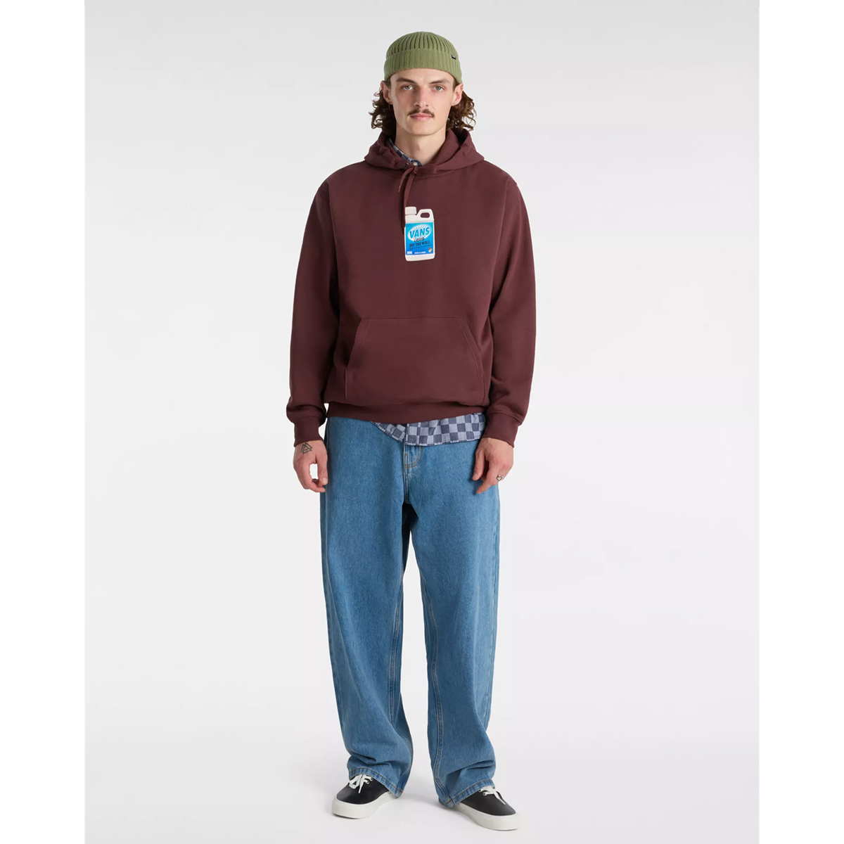Vans Extra Strength Loose Hooded Sweater Bitter Chocolate