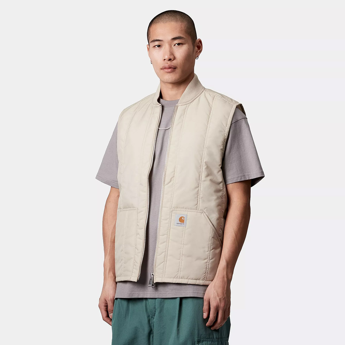 Carhartt WIP Lachlan Vest Liner Fleur De Sel Carhartt WIP Lachlan Vest Liner Fleur De Sel