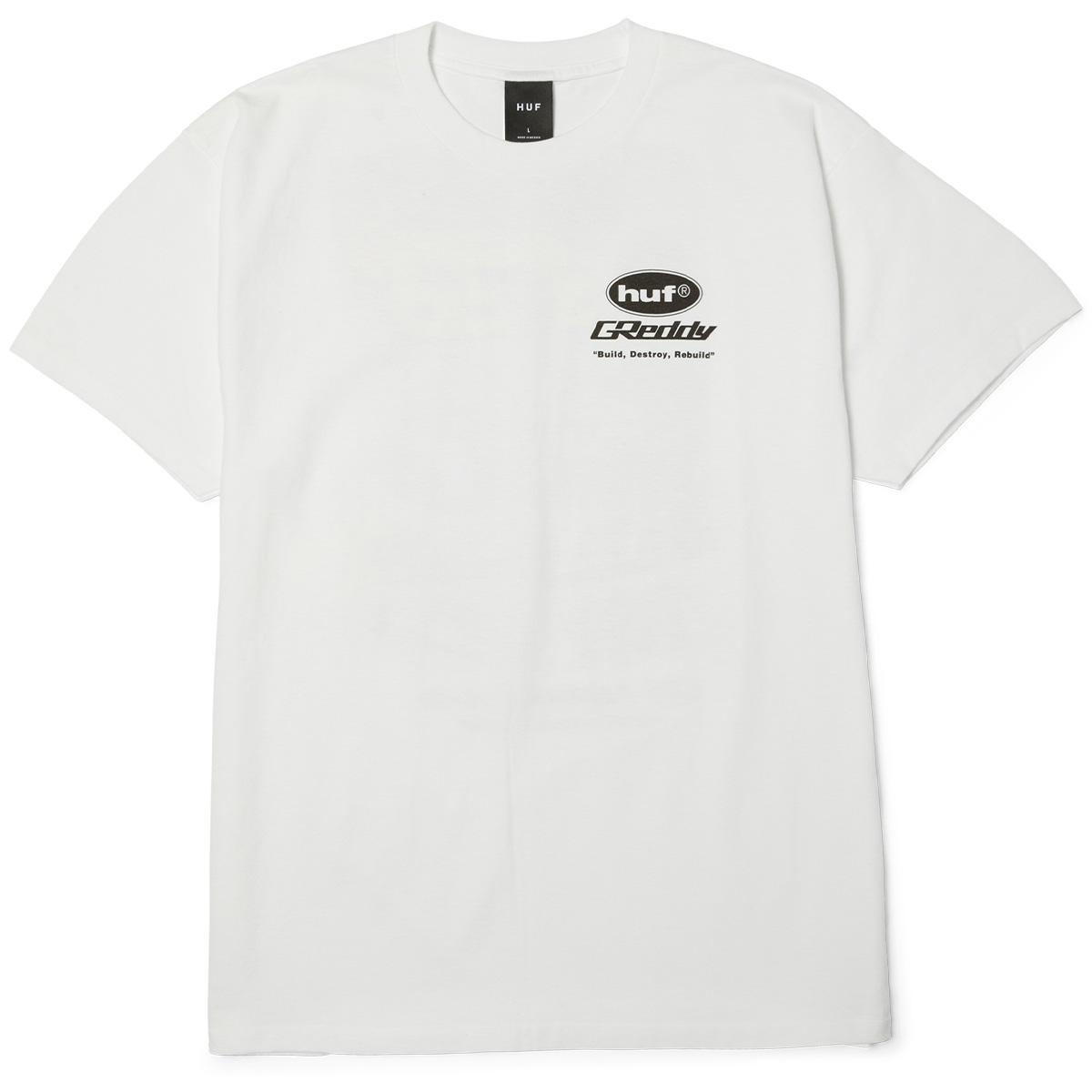 HUF x Greddy Parts T-Shirt White HUF x Greddy Parts T-Shirt White