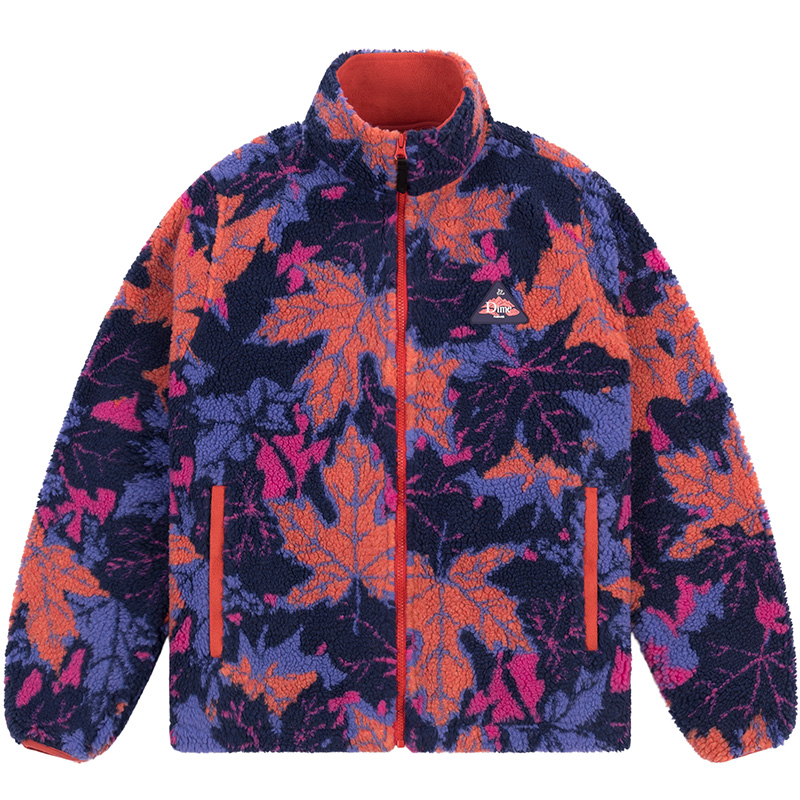 Dime Sherpa Canadian Zip Vest Coral