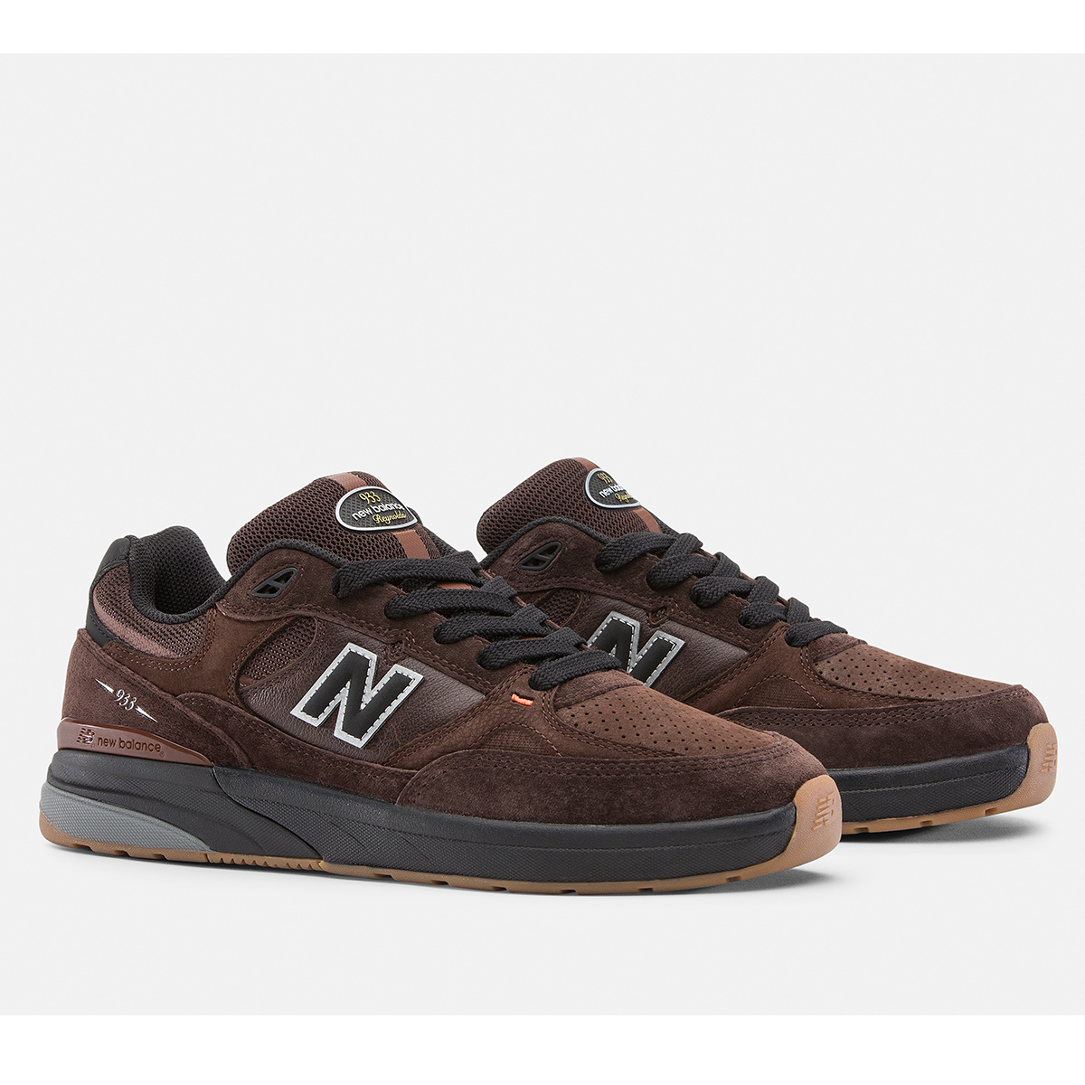 New Balance Numeric 933 Andrew Reynolds Brown/Black New Balance Numeric 933 Andrew Reynolds Brown/Black