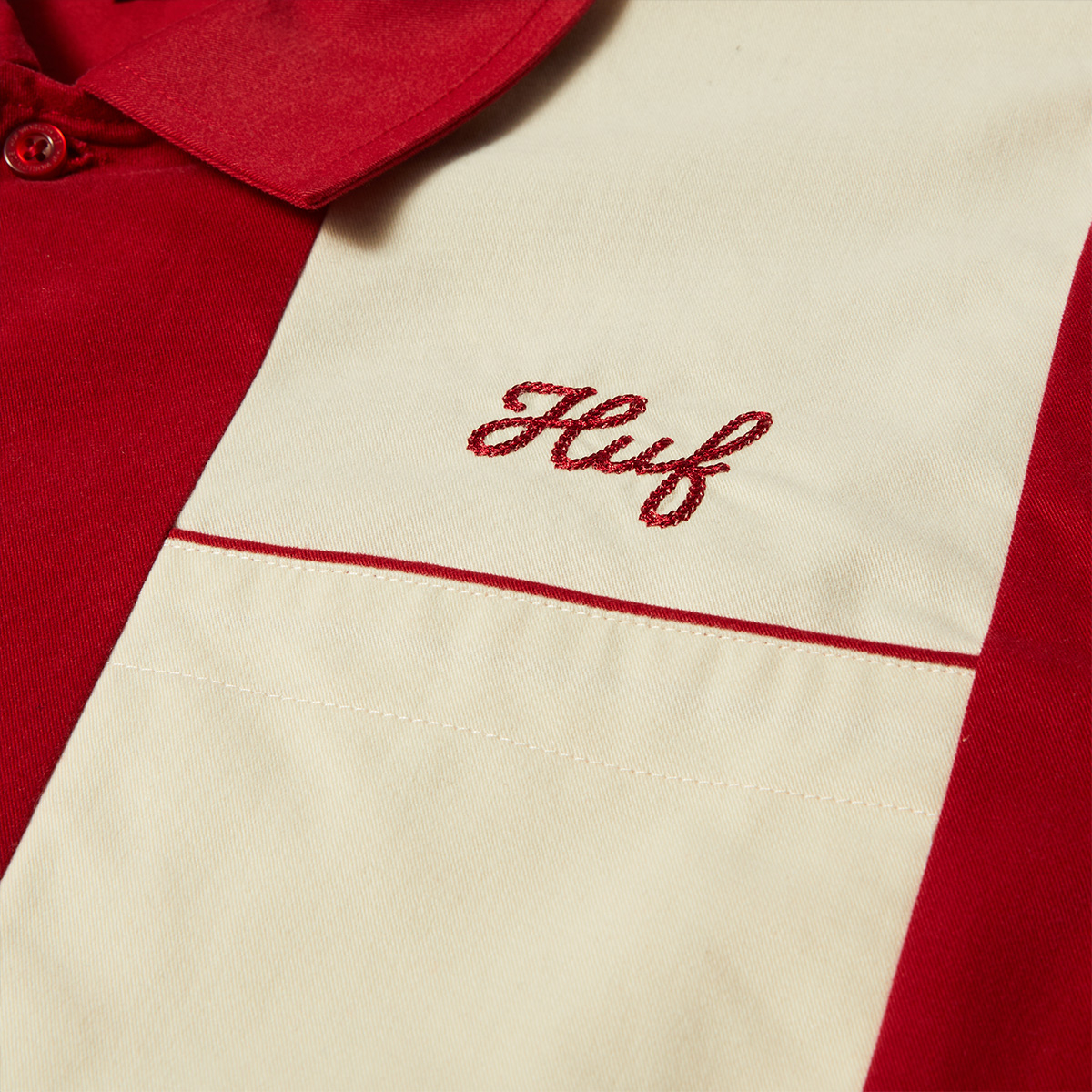 HUF Supplies & Service Shirt Cardinal HUF Supplies & Service Shirt Cardinal