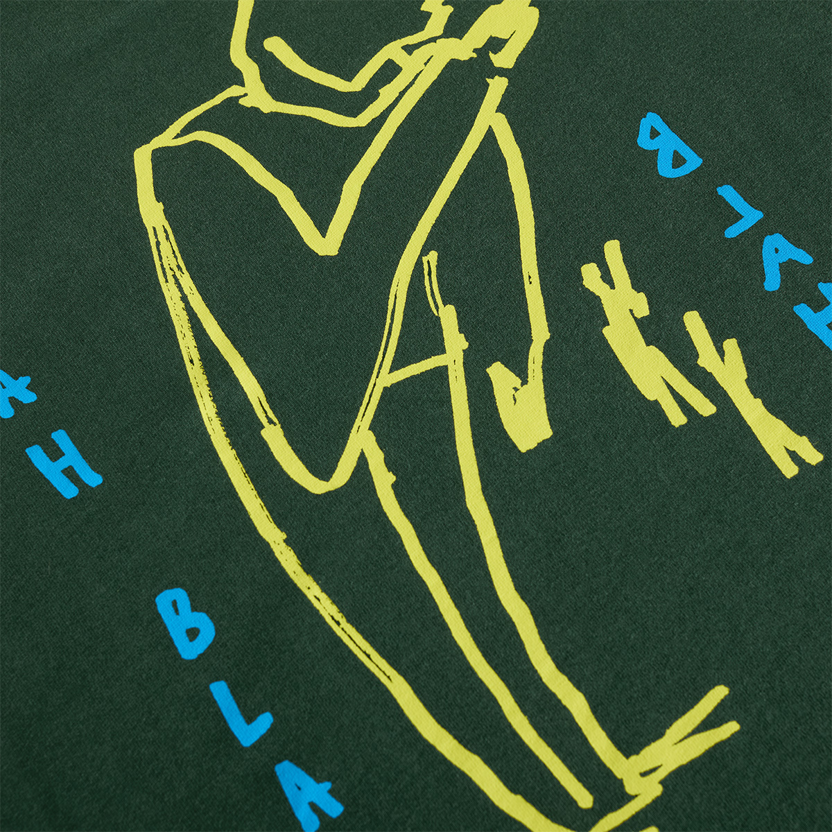 Polar Blah Blah Blah T-Shirt Dark Green Polar Blah Blah Blah T-Shirt Dark Green