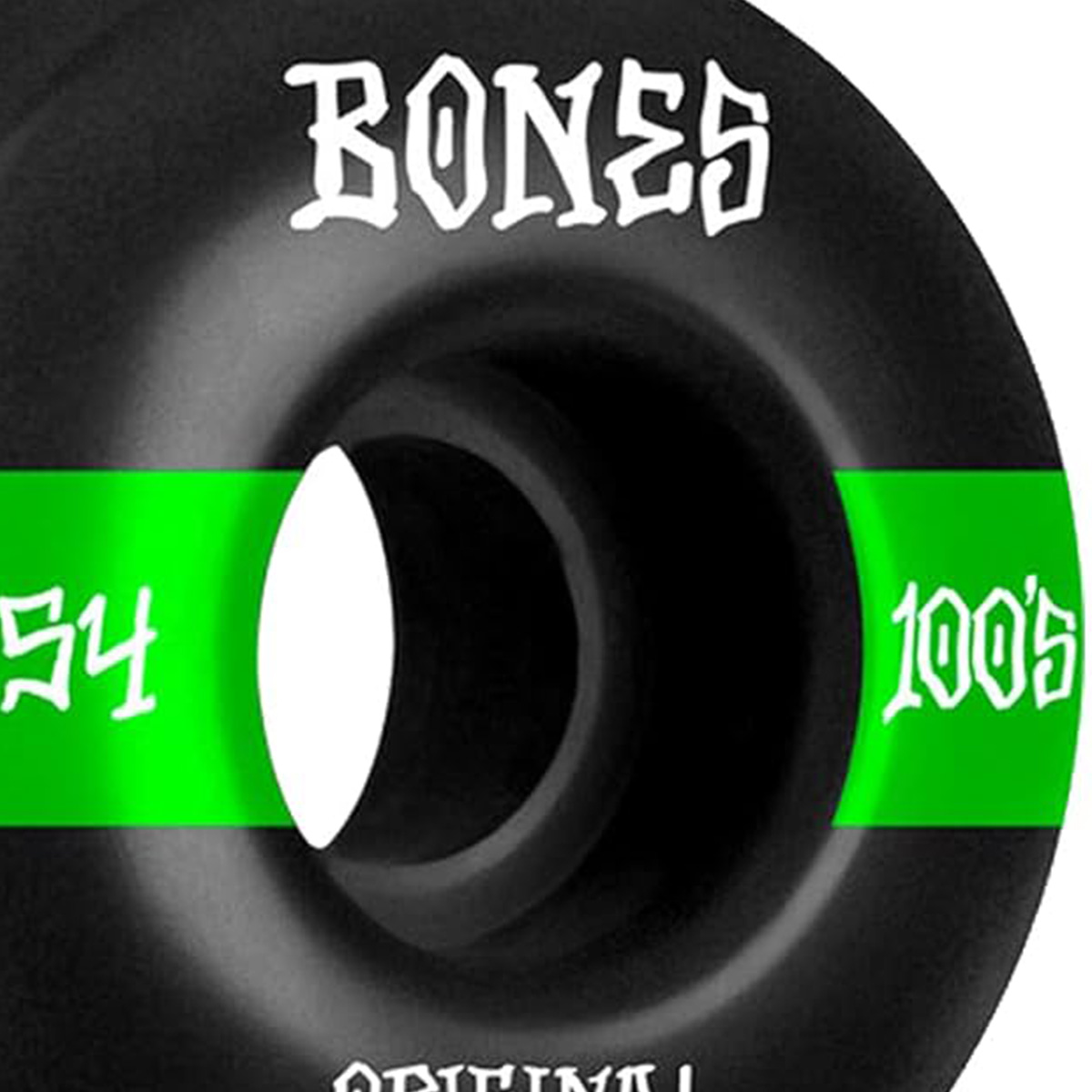 Bones 100's #14 V4 Wide Wheels 100a Black 54mm