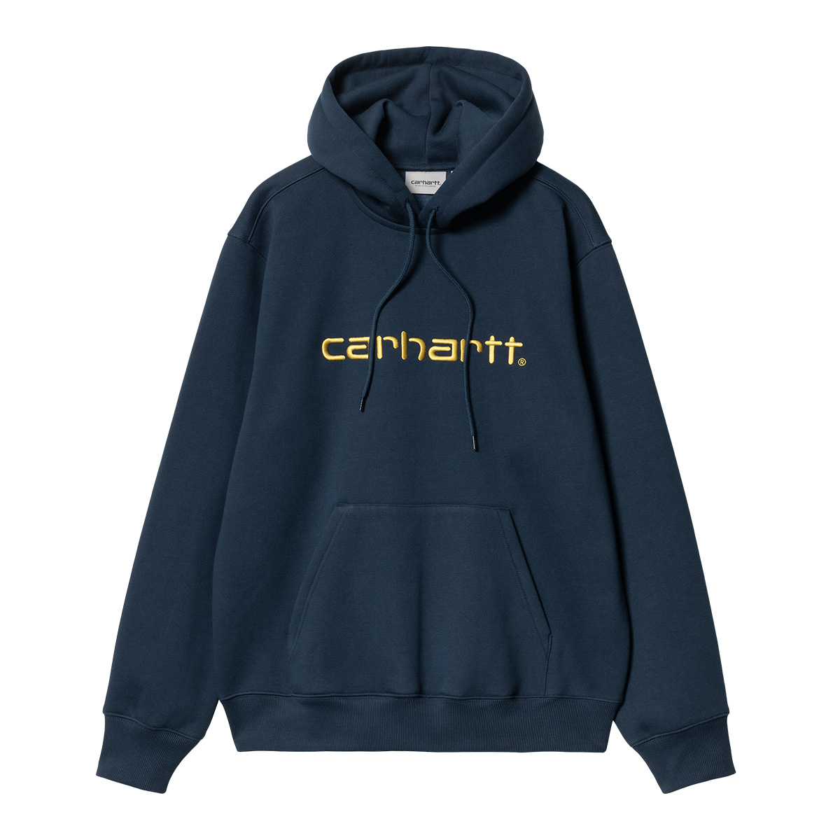 Carhartt WIP Carhartt Hooded Sweater Ink/Air Yellow Carhartt WIP Carhartt Hooded Sweater Ink/Air Yellow