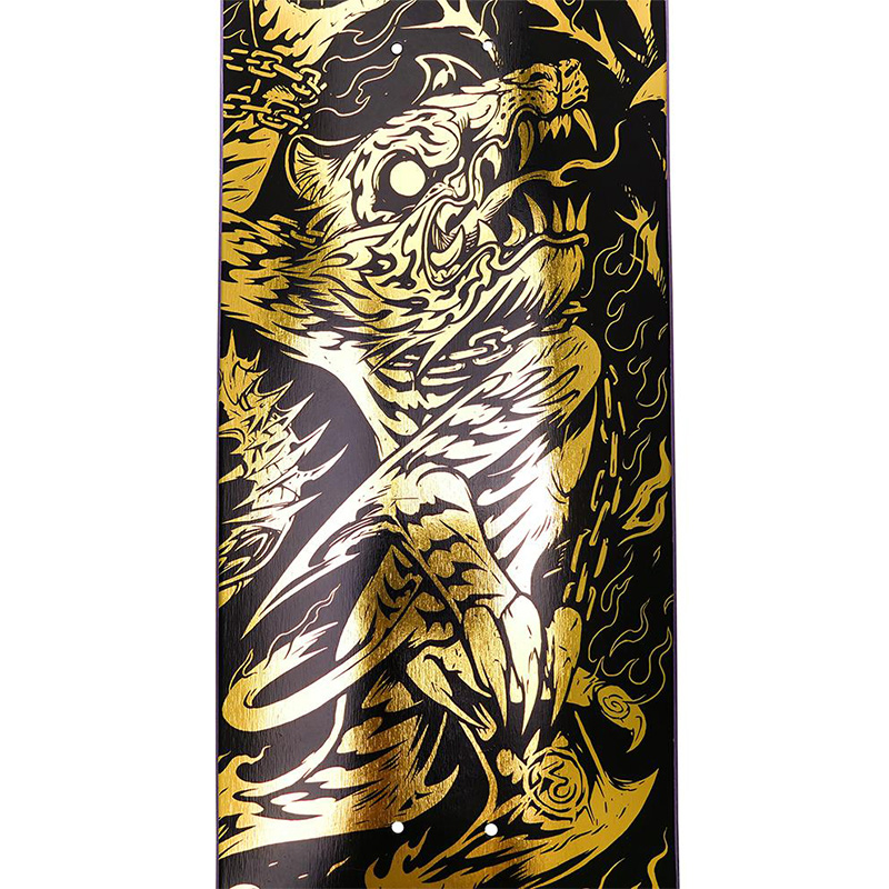 Preduce x Montemith Geng Jakkarin Mellow Concave Skateboard Deck Gold Foil 8.125 Preduce x Montemith Geng Jakkarin Mellow Concave Skateboard Deck Gold Foil 8.125