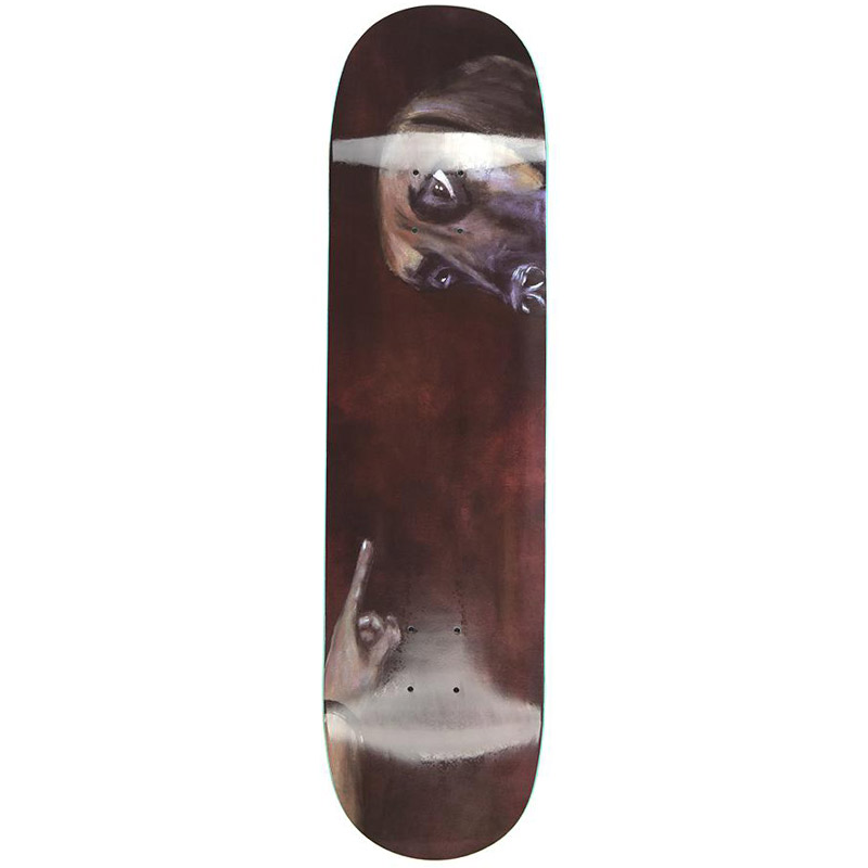 Alltimers Guilty Pup Finger Pointing Skateboard Deck 8.0