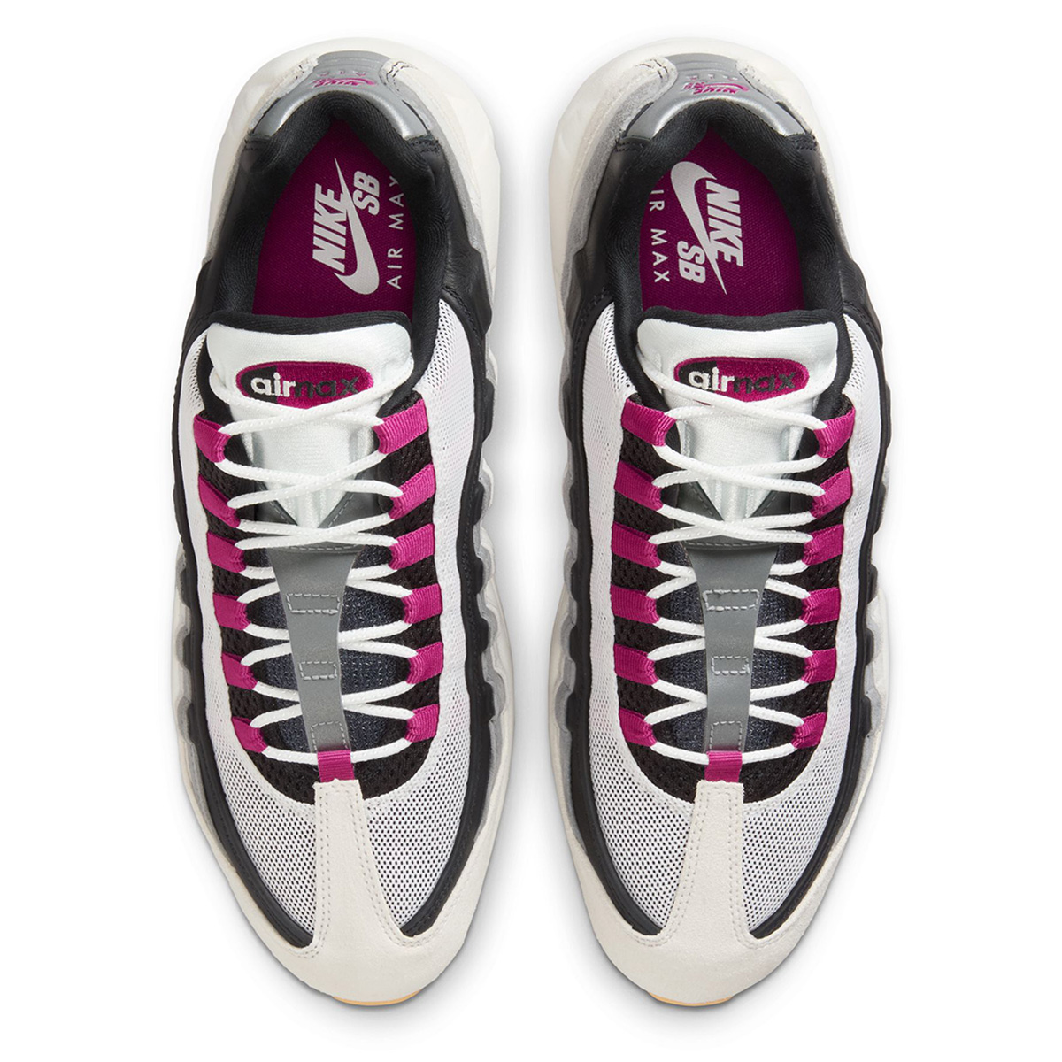 Nike SB x Air Max 95 Summit White/Cactus Flower-Photon Dust-Cool Grey-Black-Gum Yellow