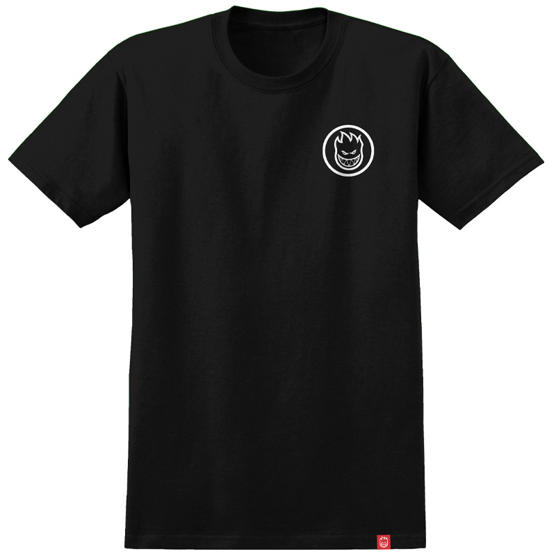 Spitfire Classic Swirl T-Shirt Black/White Spitfire Classic Swirl T-Shirt Black/White