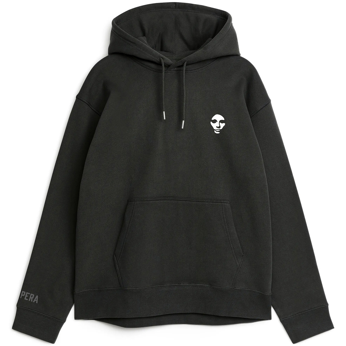 Opera Mask Embroidery Hoodie Black Opera Mask Embroidery Hoodie Black