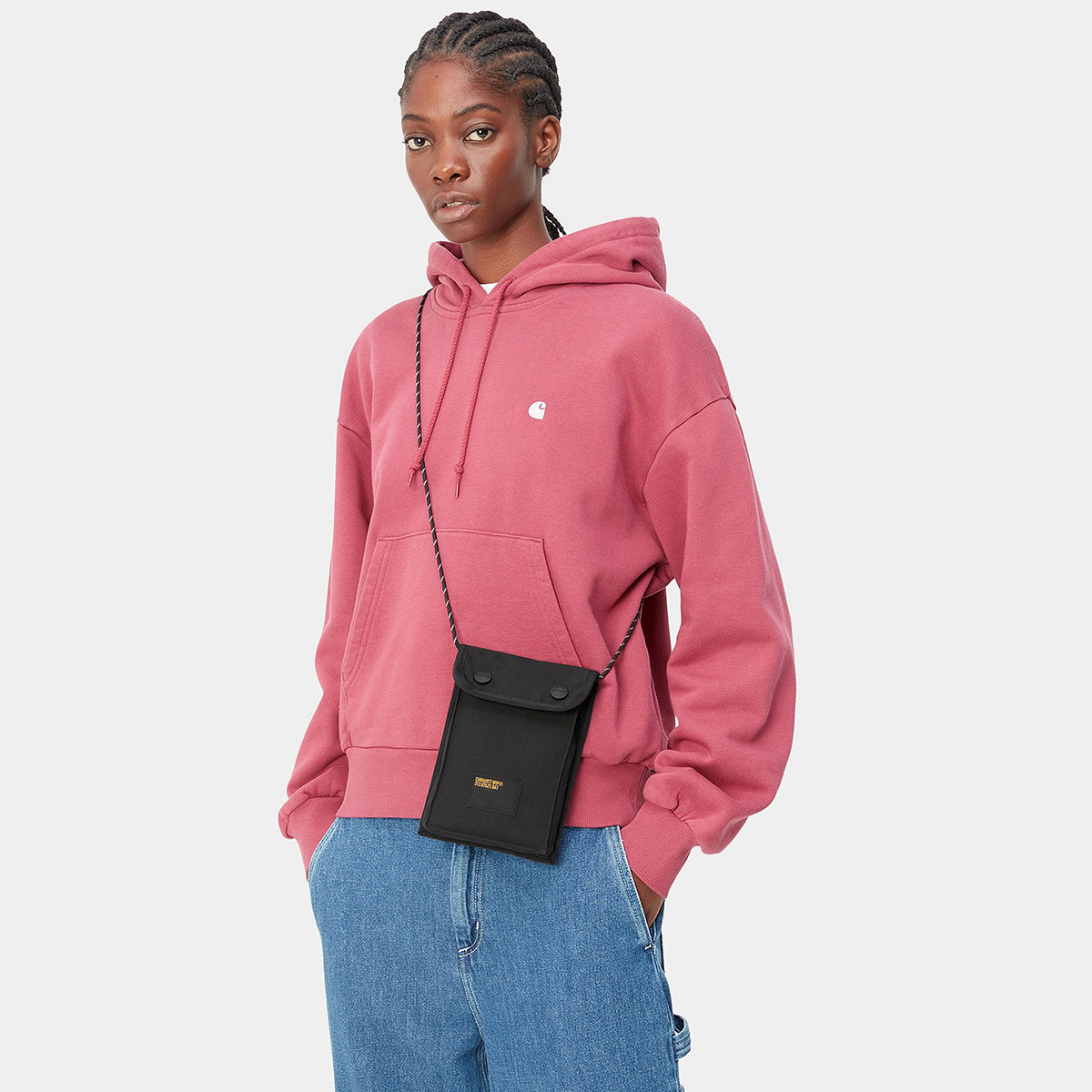 ★2024FW新作★CARHARTT★HASTE NECK POUCH Carhartt WIP Haste Neck Pouch Black | 1134311_No size