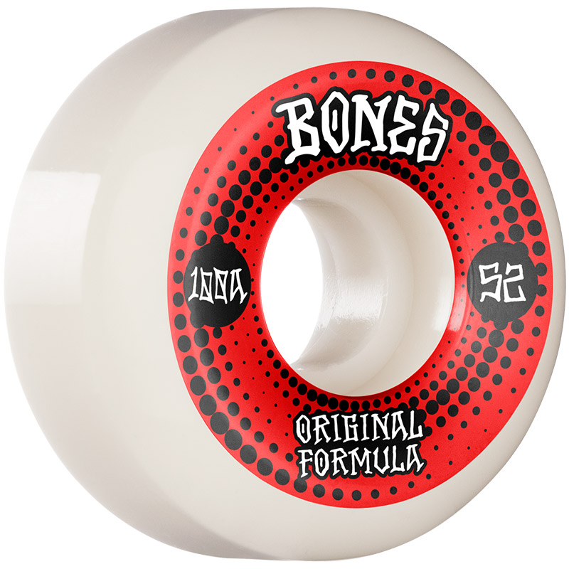 Bones 100's Originals V5 Sidecut Wheels 100a White 52mm